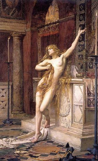 Charles William Mitchell Hypatia oil painting picture